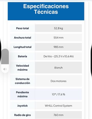 Silla ruedas eléctrica WHILL Model C2- como nueva