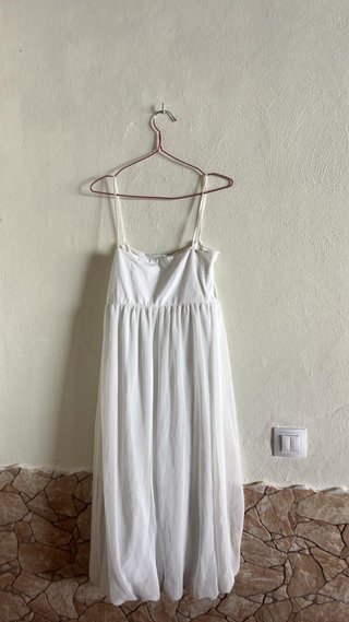 Vestido blanco tirantes