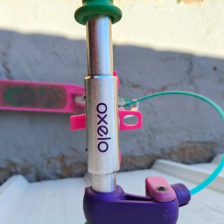 Patinete infantil Oxelo rosa y morado