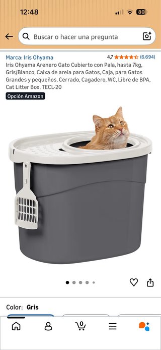 Box per gatti con pala