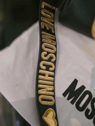 Borsa Love Moschino Nero e Oro