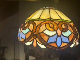 Lampada a Sospensione Tiffany da Biliardo