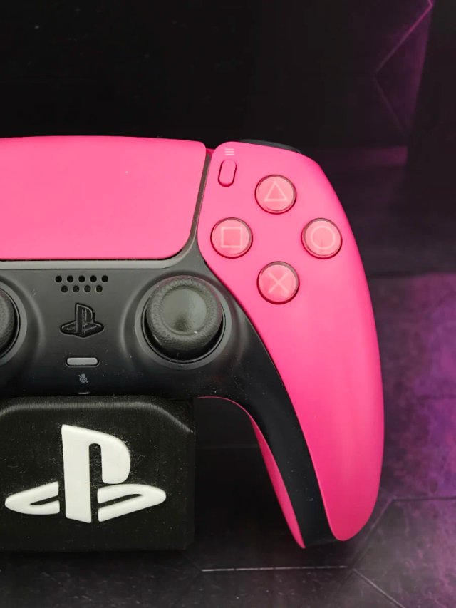 Controller PS5 rosa con joystick magnetici JS13 Pro+