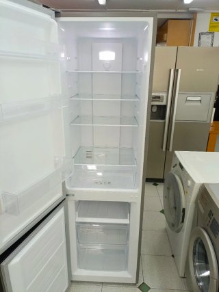 Nevera combi Corbero plateada 180/55cm clase F
