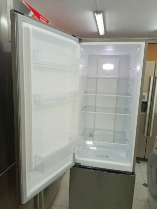Nevera combi Corbero plateada 180/55cm clase F