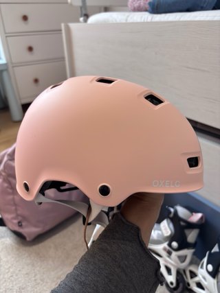 Kit Patines en Línea Niña Oxelo Rosa talla 29 a 32