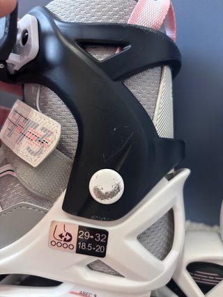 Kit Patines en Línea Niña Oxelo Rosa talla 29 a 32