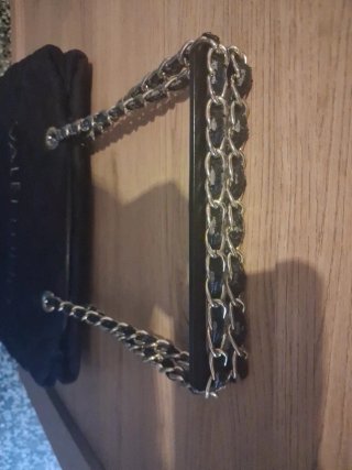Bolso Valentino Negro Acolchado Cadena