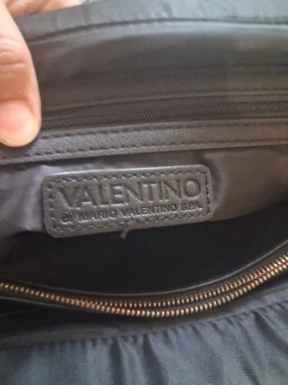 Bolso Valentino Negro Acolchado Cadena