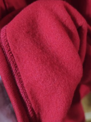 Sudadera Larga Roja con Capucha