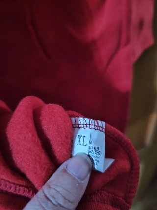 Sudadera Larga Roja con Capucha