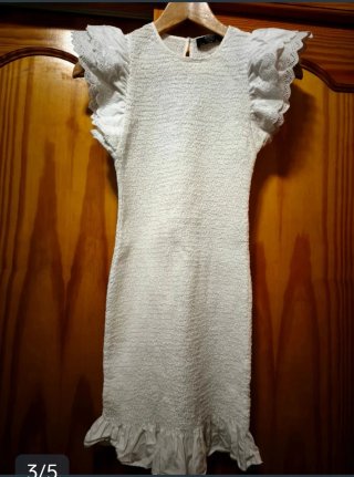 Vestido blanco veraniego niña/mujer