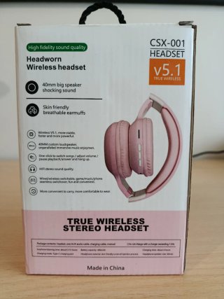 Auriculares CSX-001 v5.1 Bluetooth Negro