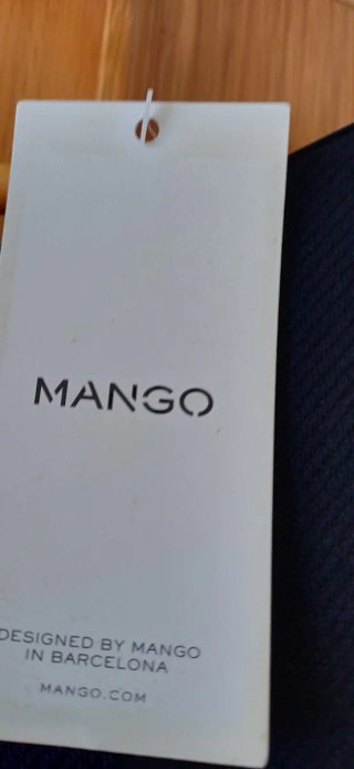 Vestido Mango azul mujer