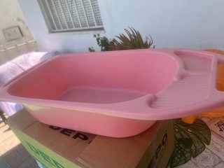 Bañera para bebé rosa