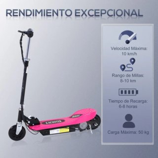 Patinete Eléctrico Infantil Plegable 120W