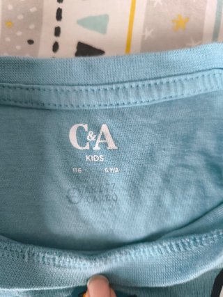Camiseta C&A infantil animales