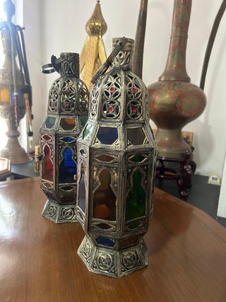 2 Faroles Marroquíes Artesanales