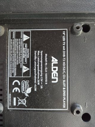 Televisor Alden 12V para Autocaravana
