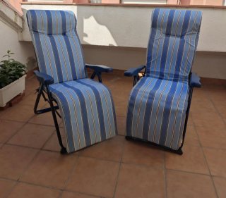 Juego 2 hamacas reclinables
