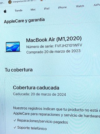 OCASION!! MacBook Air 13 M1 8GB RAM 240GB SSD