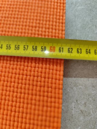Esterilla Yoga Pilates Fitness Naranja