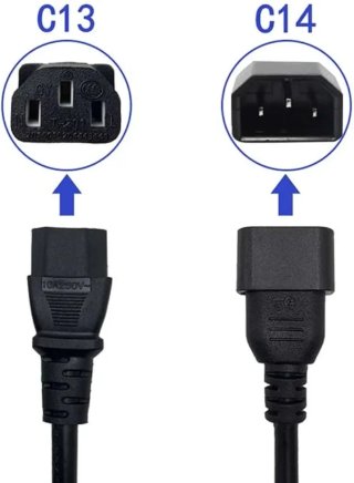 Extensor cable de corriente C13-C14