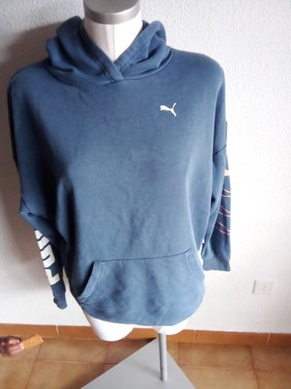 Sudadera Puma Azul Mujer