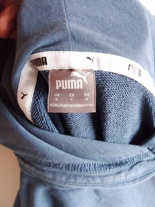 Sudadera Puma Azul Mujer