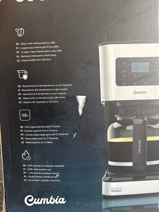 Cafetera Cecotec Coffee 66 Smart Negra