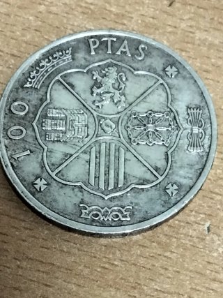 3 monedas 100 Pesetas Franco 1966 Plata
