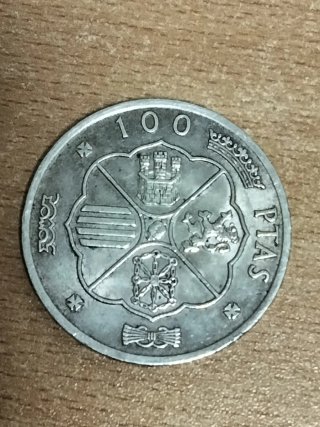 3 monedas 100 Pesetas Franco 1966 Plata