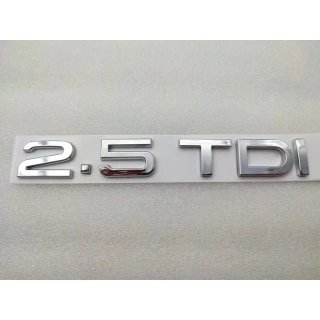 EMBLEMA LOGO TRASERO AUDI 2.5TDI CROMADO