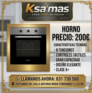 Horno multifuncional