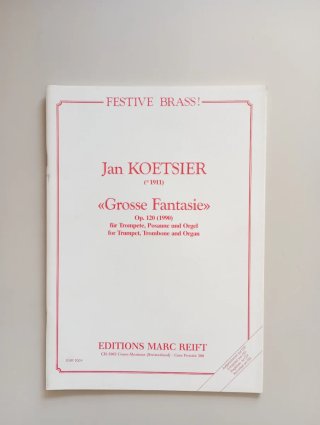 Partitura duo metales Jan Koetsier Grosse Fantasie