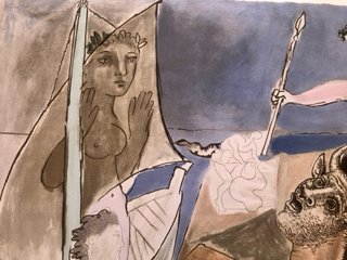 Litografía La Danza de Picasso