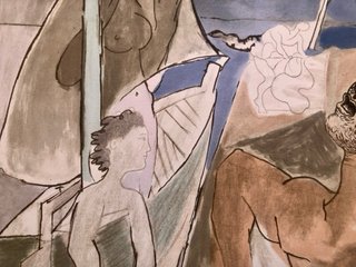 Litografía La Danza de Picasso