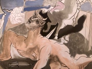 Litografía La Danza de Picasso