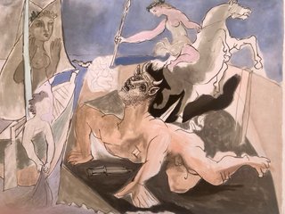 Litografía La Danza de Picasso
