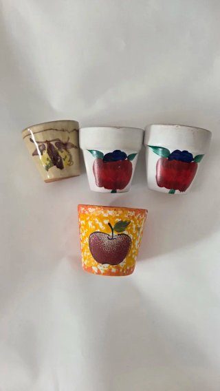 Set 3 vasetti piccoli più 1 in omaggio