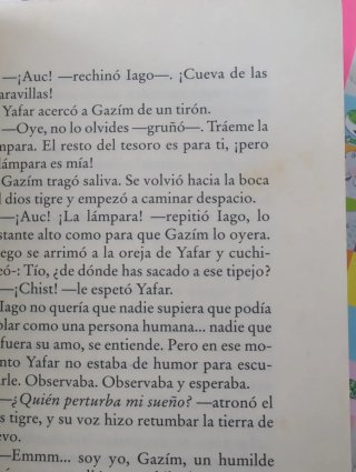 Disney's Aladdín novelización con fotos de la p...