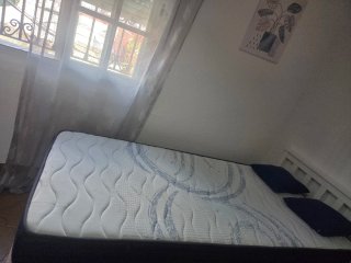 Colchón 90cm, Cabecero Blanco y Canapé