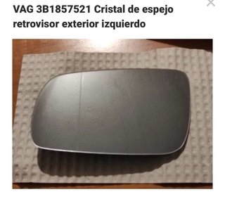 Cristal de espejo retrovisor exterior izquierdo