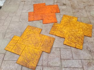 Moldes para hormigón impreso.