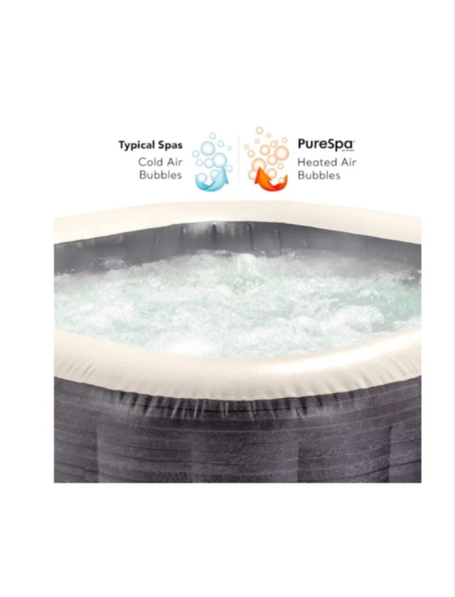 SPA Hinchable Exterior de 4 Personas 175x175x71cm