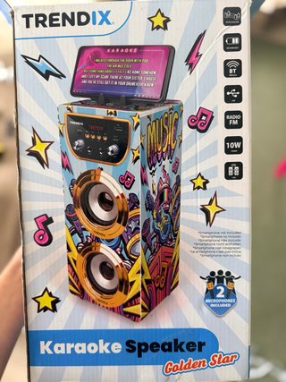 Altavoz Karaoke Trendix con Micrófonos