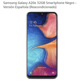Samsung Galaxy A20e 32GB Negro Reacondicionado