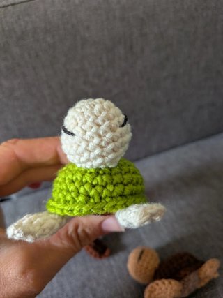 3 Tartarughe Amigurumi Fatte a Mano