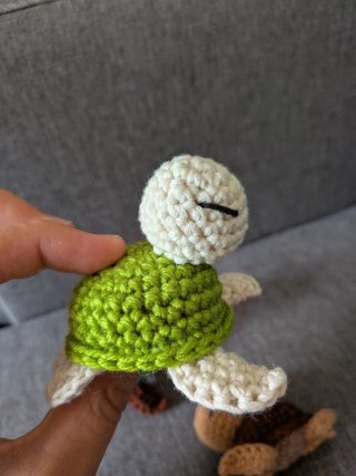 3 Tartarughe Amigurumi Fatte a Mano