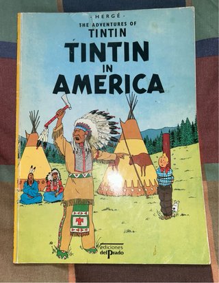 Colección de Tintín en inglés. Años ochenta.
